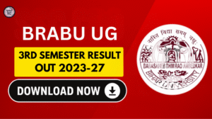 UG BRABU UG 3rd Semester Result 2023-27